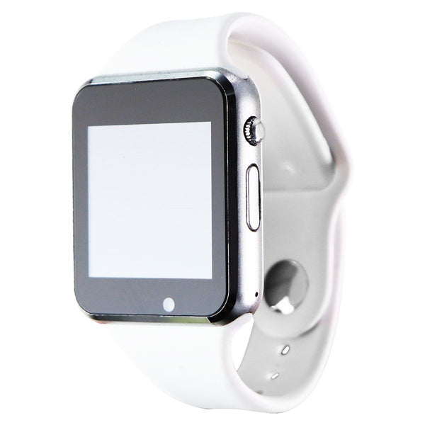 Amazqi Touch Screen Smart Watch (No Cellular) with Built-in Cam - White/Silver - Amazqi - Simple Cell Shop, Free shipping from Maryland!