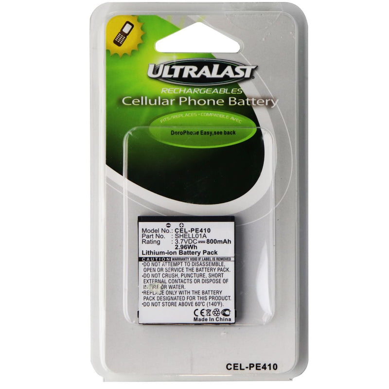 UltraLast Rechargeable Battery for Select DoroPhone Easy Models - CEL-PE410 - UltraLast - Simple Cell Shop, Free shipping from Maryland!