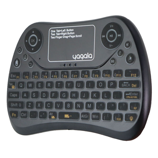 Yagala Rechargeable Mini Keyboard with USB Dongle for TV/PC/Tablets - Black - Yagala - Simple Cell Shop, Free shipping from Maryland!