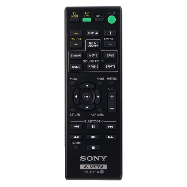 Sony Remote Control (RM-ANP114) for Select Sony Home Audio Systems - Black - Sony - Simple Cell Shop, Free shipping from Maryland!