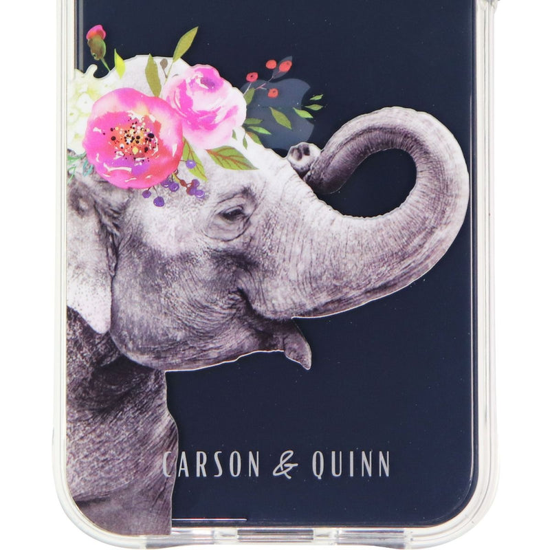 Carson & Quinn Hybrid Case for Apple iPhone 11 / XR - Clear / Elephant / Flowers - Carson & Quinn - Simple Cell Shop, Free shipping from Maryland!