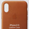 Apple Leather Case MRWP2ZM/A for iPhone Xs - Saddle Brown - Apple - Simple Cell Shop, Free shipping from Maryland!