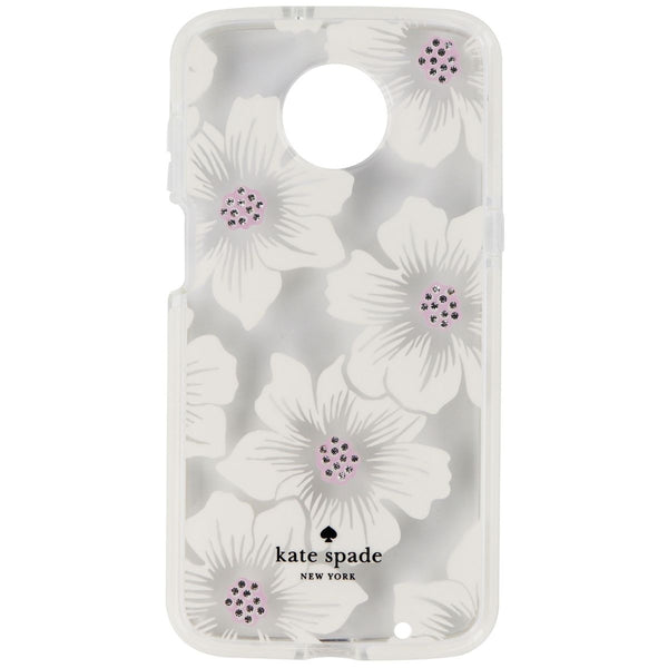 Kate Spade Defensive Hardshell Case for Moto Z3 / Z3 Play - Hollyhock/Cream/Gems - Kate Spade - Simple Cell Shop, Free shipping from Maryland!