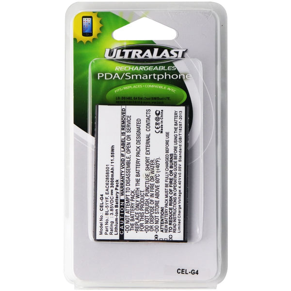 UltraLast Rechargeable Battery for Select LG Smartphones - CEL-G4 - UltraLast - Simple Cell Shop, Free shipping from Maryland!