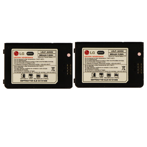 KIT 2x LG LGLP-AHMM 950 mAh Replacement Battery for Env 3 VX9200 - LG - Simple Cell Shop, Free shipping from Maryland!