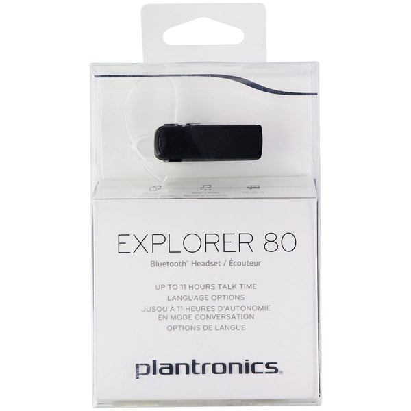 Monarch Nord Vest Begge Plantronics Explorer 80 Bluetooth Wireless In-Ear Headset - Black (205