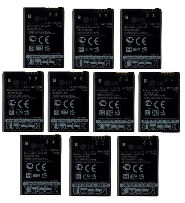 KIT 10x 1000mAh Replacement Battery (LGIP-520N) for LG Chocolate / GD900 / GW505 - LG - Simple Cell Shop, Free shipping from Maryland!