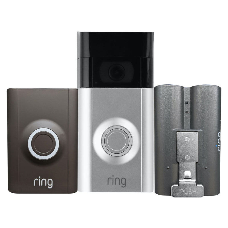 Ring - Video Doorbell 2 - Satin / Nickel (8VR1S7-0EN0) WiFi - 1080p - 2 Way Talk - Ring - Simple Cell Shop, Free shipping from Maryland!