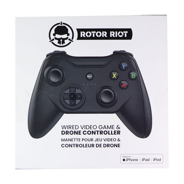 Rotor Riot Wired Controller for iPhone / iPad / and iPod - Black (RR1800) - Rotor Riot - Simple Cell Shop, Free shipping from Maryland!