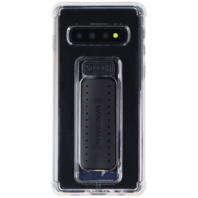 Scooch Wingman Series Protective Case with Kickstand for Galaxy S10 - Clear - Scooch - Simple Cell Shop, Free shipping from Maryland!