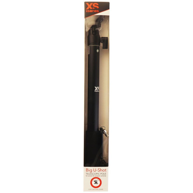 XSories Big U-Shot 37in Telescopic Pole w/ 1/4-in Mount and GoPro Adapter- Black - XSories - Simple Cell Shop, Free shipping from Maryland!