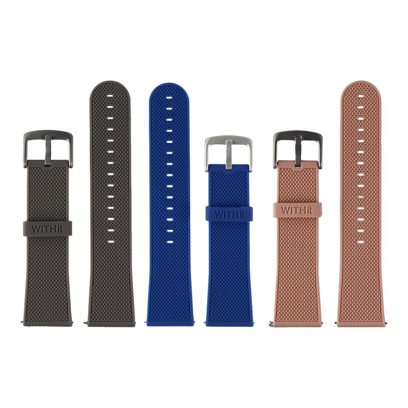 WITHit Band Kit for Fitbit Versa and Versa 2 (3-Pack) - Navy/LightGreen/Pink - WITHit - Simple Cell Shop, Free shipping from Maryland!