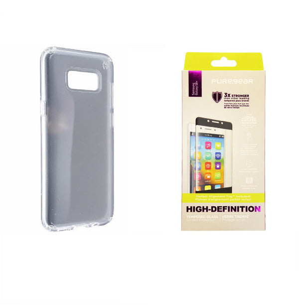 Speck Presidio Clear Case + PureGear Screen Protector for Samsung Galaxy S8+ - Speck - Simple Cell Shop, Free shipping from Maryland!