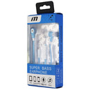 iM Super Bass Earphone 3.5mm Wired Headphones with Mic - Blue / White - iM - Simple Cell Shop, Free shipping from Maryland!