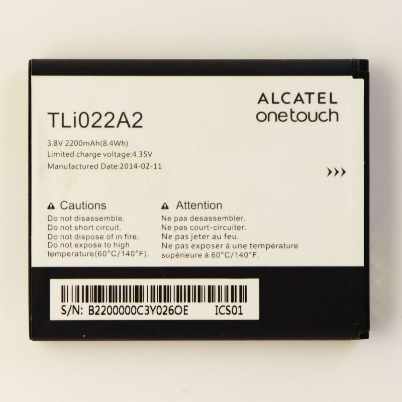 Alcatel Rechargeable Li-ion 2200mAh OEM Battery (TLi022A2) 3.8V for Sonic A851L - Alcatel - Simple Cell Shop, Free shipping from Maryland!