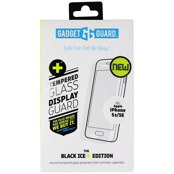Gadget Guard (Black Ice+) Tempered Glass for Apple iPhone 5s / 5 / 5 SE (1st) - Gadget Guard - Simple Cell Shop, Free shipping from Maryland!