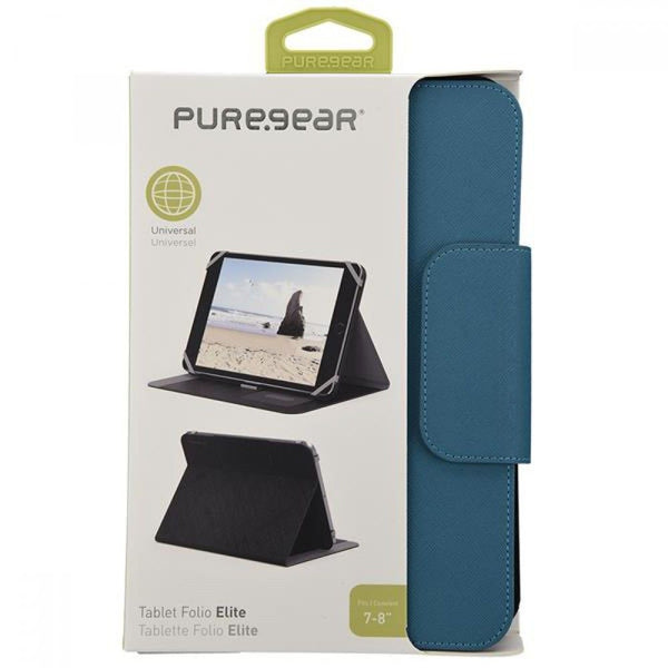 PureGear Tablet Folio Elite Series for 7 - 8 inch Tablets - Teal - 61815PG - PureGear - Simple Cell Shop, Free shipping from Maryland!