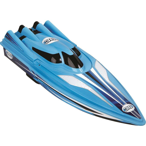 Sharper Image Battery Operated RC Boat Racer Speedboat with 80 ft Remote - Blue - Sharper Image - Simple Cell Shop, Free shipping from Maryland!
