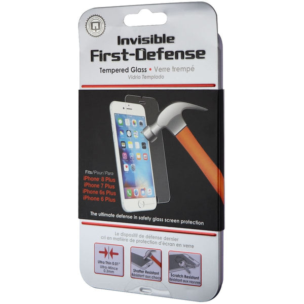 Qmadix Invisible First-Defense 9H Tempered Glass for iPhone 8 Plus/7 Plus Clear - Qmadix - Simple Cell Shop, Free shipping from Maryland!