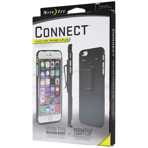 Nite Ize Connect Case for iPhone 7 Plus & iPhone 6 Plus - Black - Nite Ize - Simple Cell Shop, Free shipping from Maryland!
