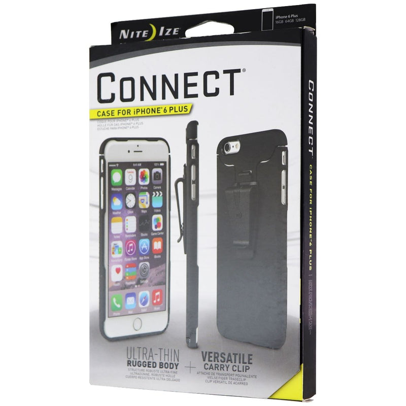 Nite Ize Connect Case for iPhone 7 Plus & iPhone 6 Plus - Black - Nite Ize - Simple Cell Shop, Free shipping from Maryland!