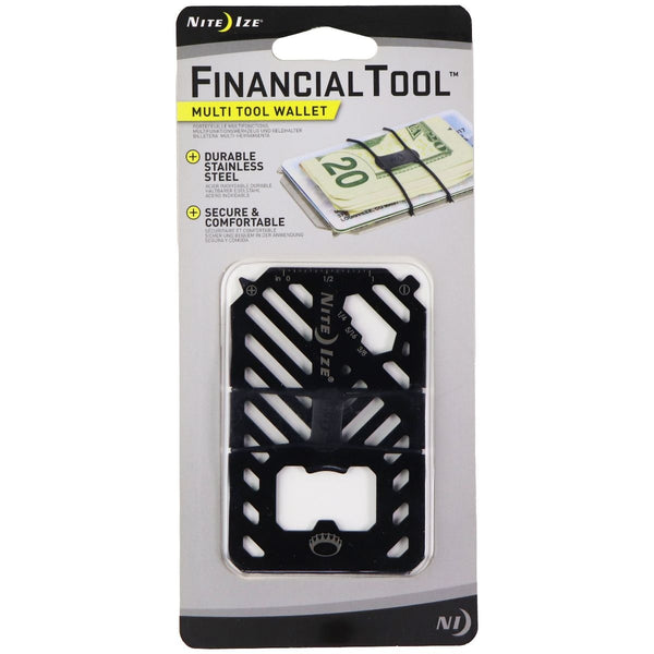 Nite Ize Financial Multi Tool / Wallet - Black Metal - Nite Ize - Simple Cell Shop, Free shipping from Maryland!