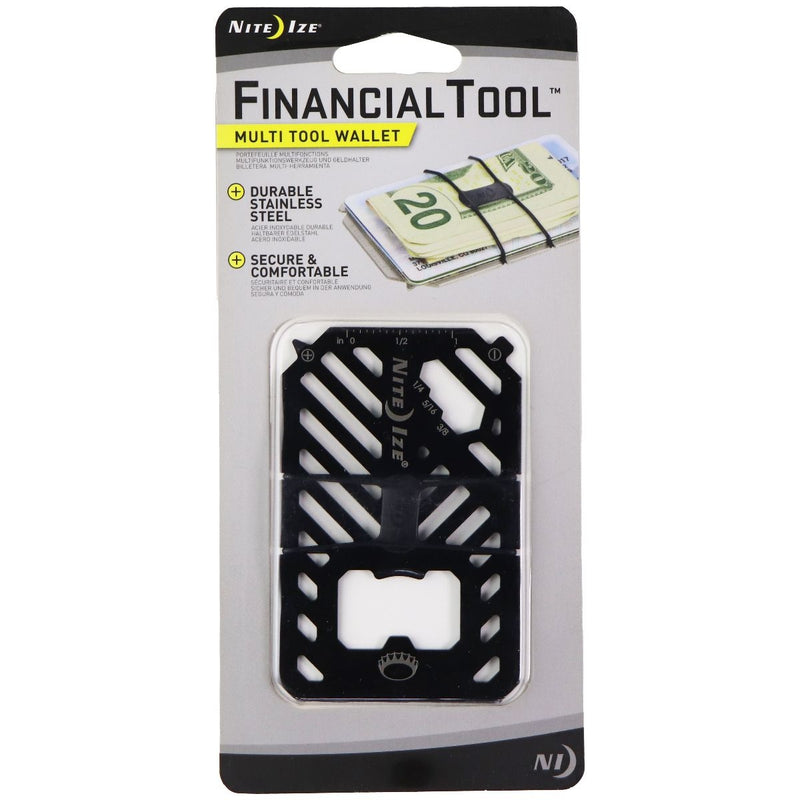 Nite Ize Financial Multi Tool / Wallet - Black Metal - Nite Ize - Simple Cell Shop, Free shipping from Maryland!