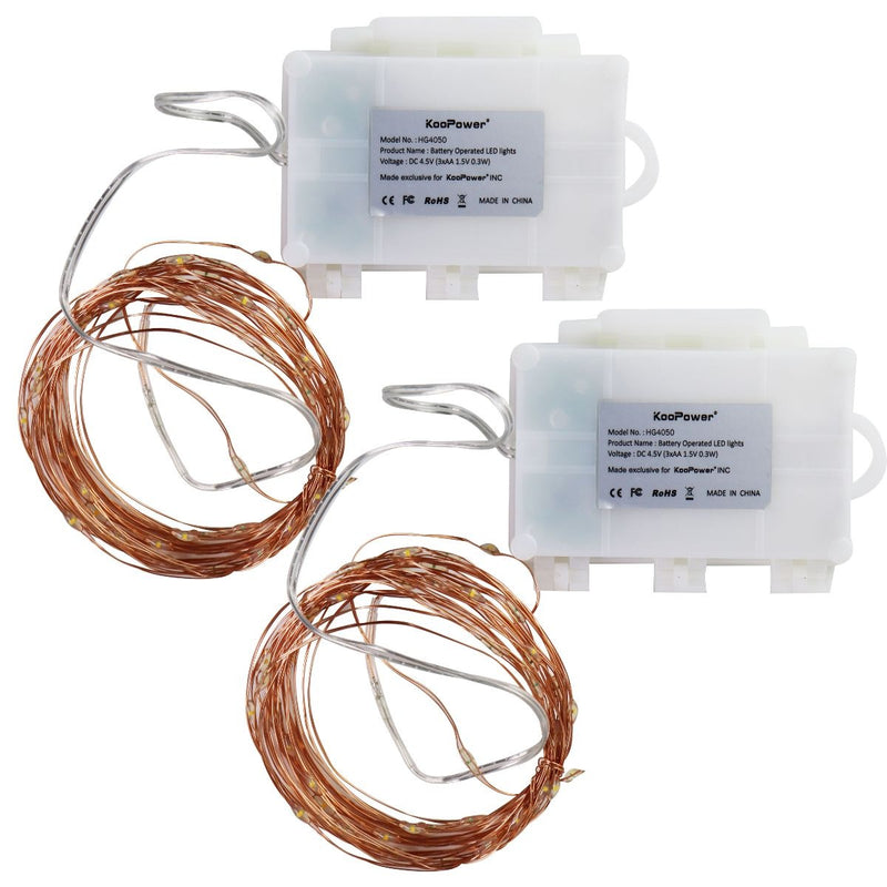 KooPower Battery Operated LED Lights 16-Foot / 50 LED Decoration - KooPower - Simple Cell Shop, Free shipping from Maryland!