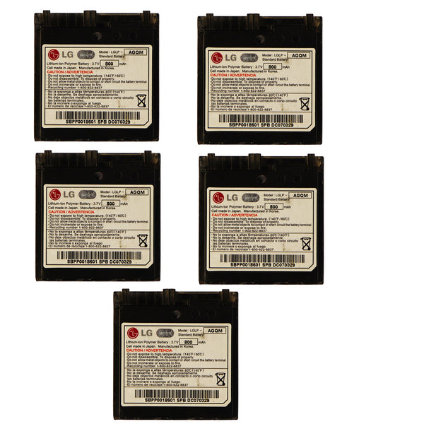 KIT 5x LG LGLP-AGQM 800 mAh Replacement Battery for Env 3 VX9200 - LG - Simple Cell Shop, Free shipping from Maryland!
