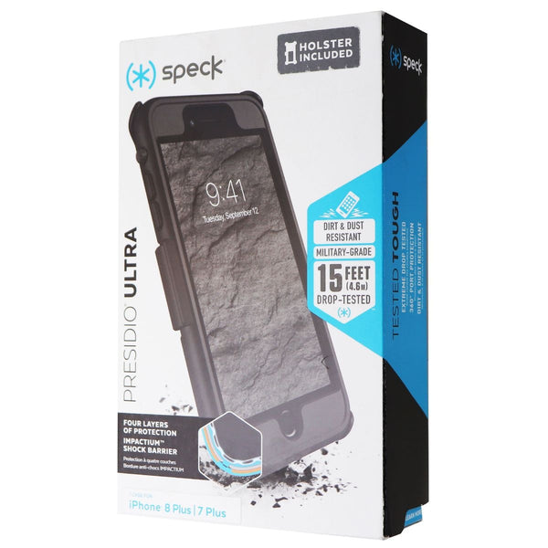 Speck Products Presidio Ultra Case for iPhone 8 Plus / 7 Plus - Black - Speck - Simple Cell Shop, Free shipping from Maryland!