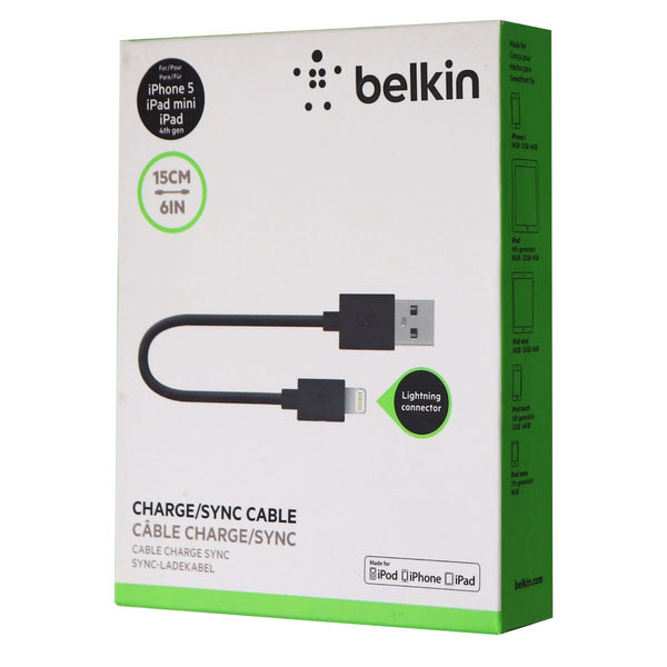 Belkin (F8J023bt06INBLK) 6-inch Sync & Charge Cable for iPhones -Black - Belkin - Simple Cell Shop, Free shipping from Maryland!
