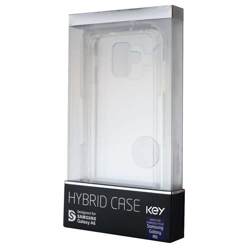 KEY Drop Proof Hybrid Protective Slim Case for Samsung Galaxy A6 - Clear - Key - Simple Cell Shop, Free shipping from Maryland!