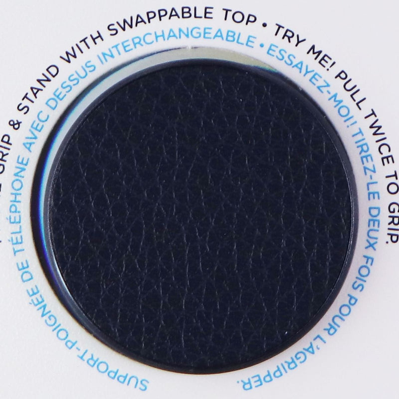 PopSockets PopGrip Premium Swappable Phone Grip & Stand - Navy Vegan Leather - PopSockets - Simple Cell Shop, Free shipping from Maryland!