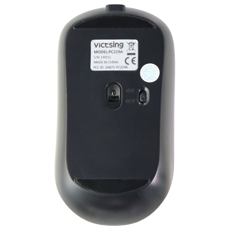 VicTsing Rechargeable Wireless Mouse 2.4G Quiet Optical Portable - Black - Victsing - Simple Cell Shop, Free shipping from Maryland!