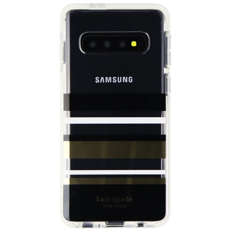 Kate Spade New York Hardshell Case for Samsung Galaxy S10 - Park Stripe Black - Kate Spade - Simple Cell Shop, Free shipping from Maryland!