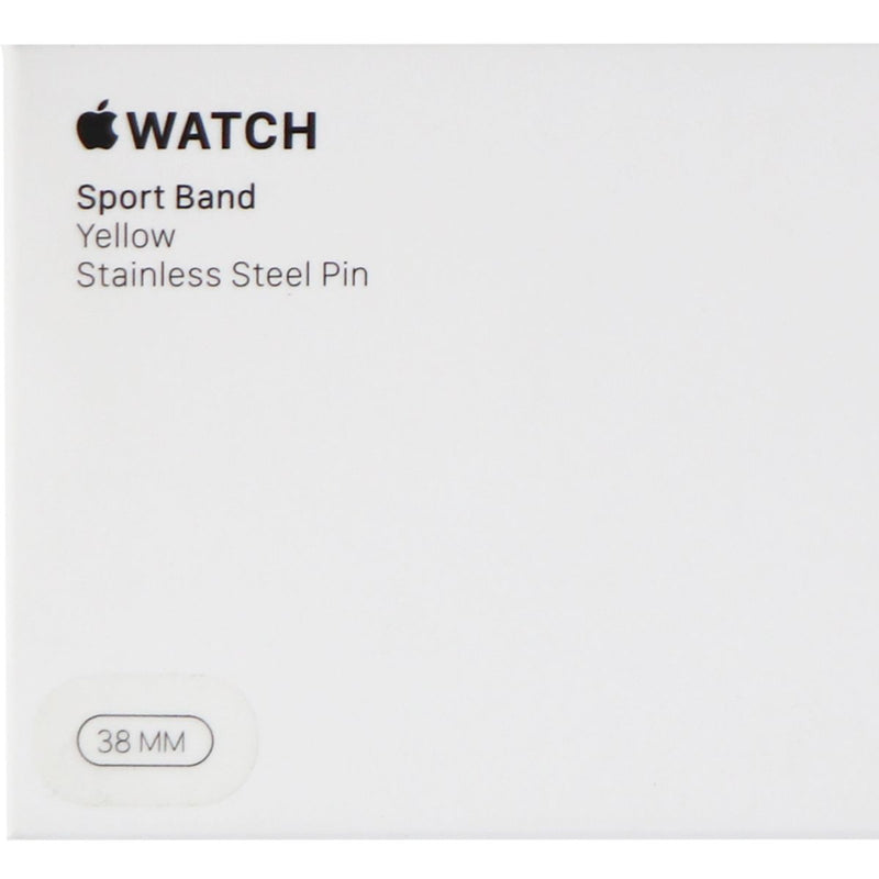 Apple Watch Sport Band (38mm) for Apple Watch Any Series 38mm & 40mm - Yellow - Apple - Simple Cell Shop, Free shipping from Maryland!