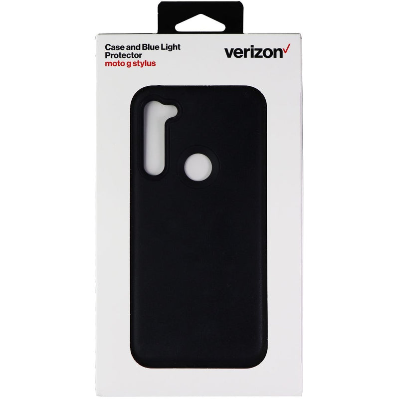 Verizon Rugged Case & Blue Light Glass for Moto G Stylus (1st Gen 2020) - Black - Verizon - Simple Cell Shop, Free shipping from Maryland!