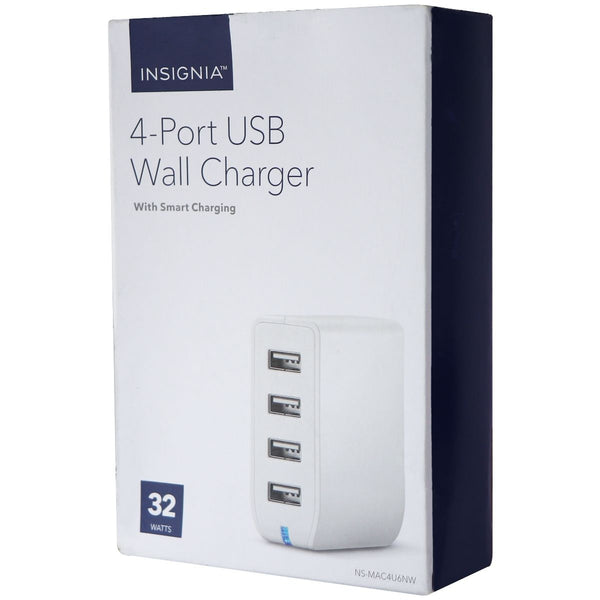 Insignia (32-Watt) 4-Port USB Wall Charger - White (NS-MAC4U6NW) - Insignia - Simple Cell Shop, Free shipping from Maryland!