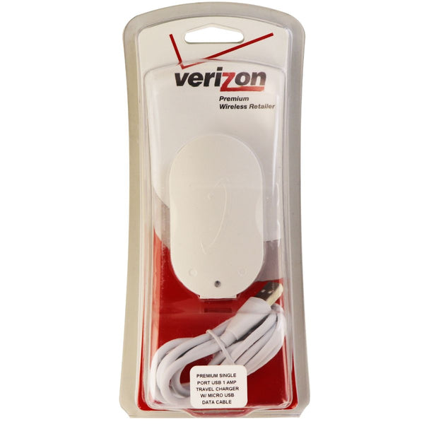 Verizon Accessories 1-Amp Wall Adapter with Micro USB Cable - White - Verizon - Simple Cell Shop, Free shipping from Maryland!