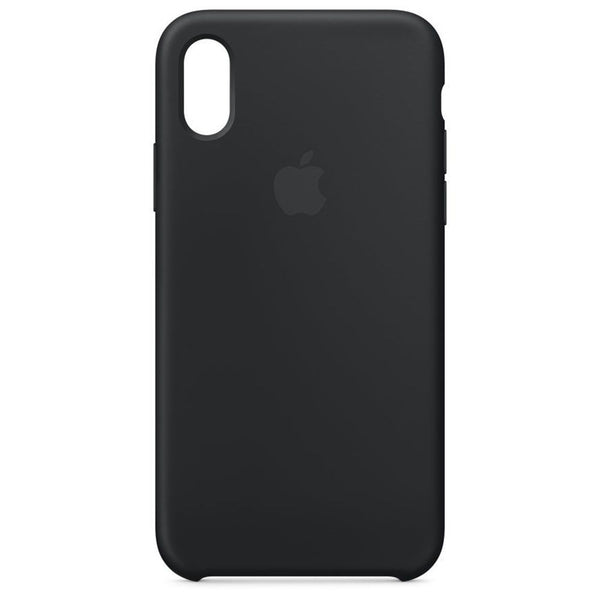 Official Apple Silicone Case for iPhone X Smartphones - Black (MQT12ZM/A)