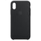 Official Apple Silicone Case for iPhone X Smartphones - Black (MQT12ZM/A)