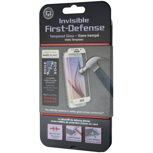 Qmadix Invisible Edge-to-Edge Tempered Glass for Galaxy S6 - Clear/White - Qmadix - Simple Cell Shop, Free shipping from Maryland!
