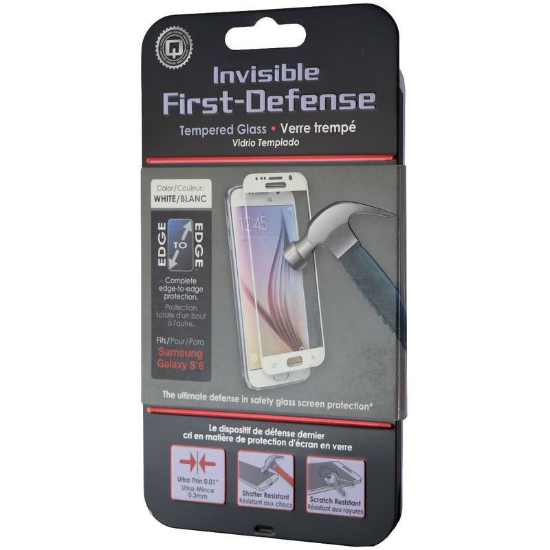 Qmadix Invisible Edge-to-Edge Tempered Glass for Galaxy S6 - Clear/White - Qmadix - Simple Cell Shop, Free shipping from Maryland!