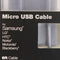 Just Wireless (JPA641IT) 6Ft Charge and Sync Cable for Micro USB Devices - Gray - Just Wireless - Simple Cell Shop, Free shipping from Maryland!