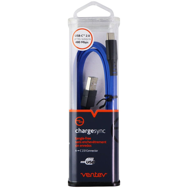 Ventev ChargeSync 3.3ft (USB-C) to USB Cable - Blue / Gray - Ventev - Simple Cell Shop, Free shipping from Maryland!