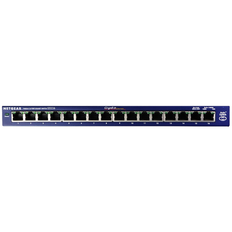 NETGEAR 16-Port Gigabit Ethernet Unmanaged Switch, Desktop (GS116NA) - Netgear - Simple Cell Shop, Free shipping from Maryland!