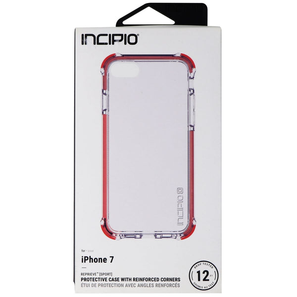 Incipio Reprieve Sport Series Case for Apple iPhone 8 / 7 - Clear / Coral - Incipio - Simple Cell Shop, Free shipping from Maryland!