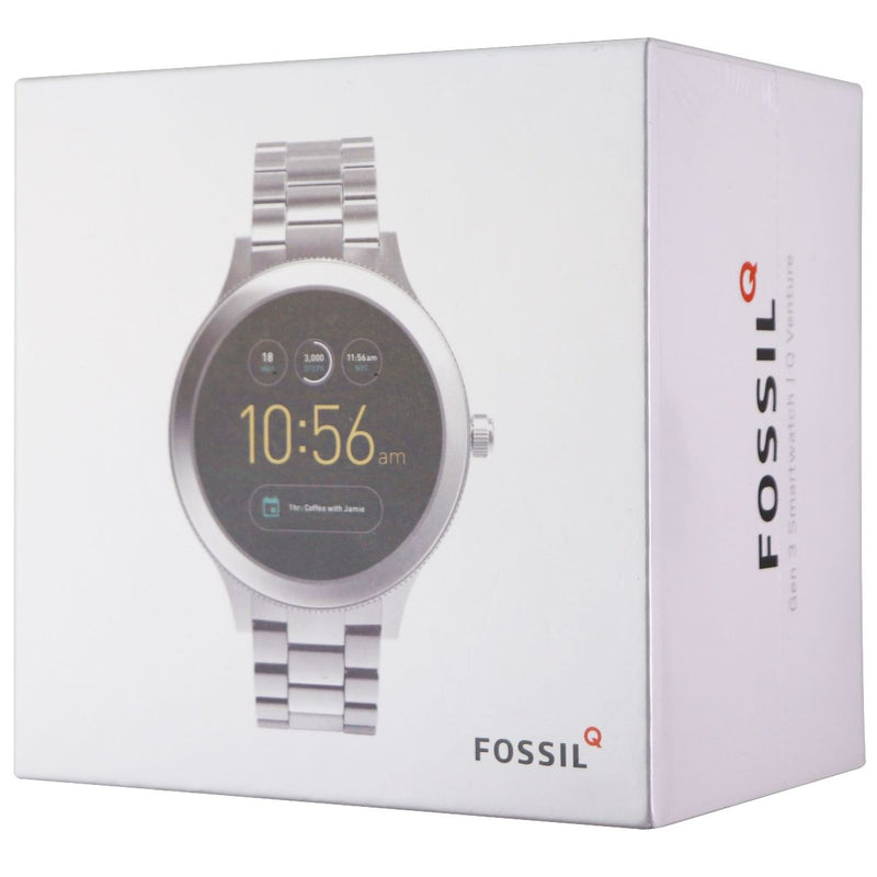 Fossil Q Venture (Gen 3) Stainless Steel Smartwatch - Silver (FTW6003) GRADE A - Fossil - Simple Cell Shop, Free shipping from Maryland!