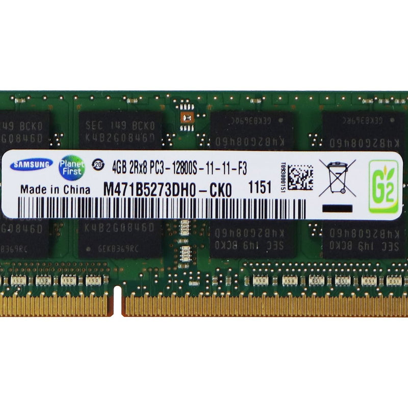 Samsung (4GB) DDR3 RAM PC3-12800S (2Rx8) SO-DIMM 1600MHz (M471B5273DH0-CK0) - Samsung - Simple Cell Shop, Free shipping from Maryland!
