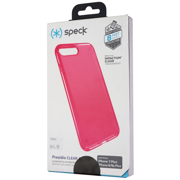 Speck Presidio Clear Case for iPhone 7 Plus / 6S Plus / 6 Plus - Neon Pink - Speck - Simple Cell Shop, Free shipping from Maryland!
